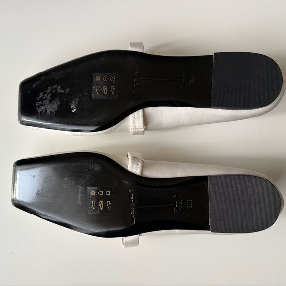 DEA White Satin Flat - Picture 9 of 11